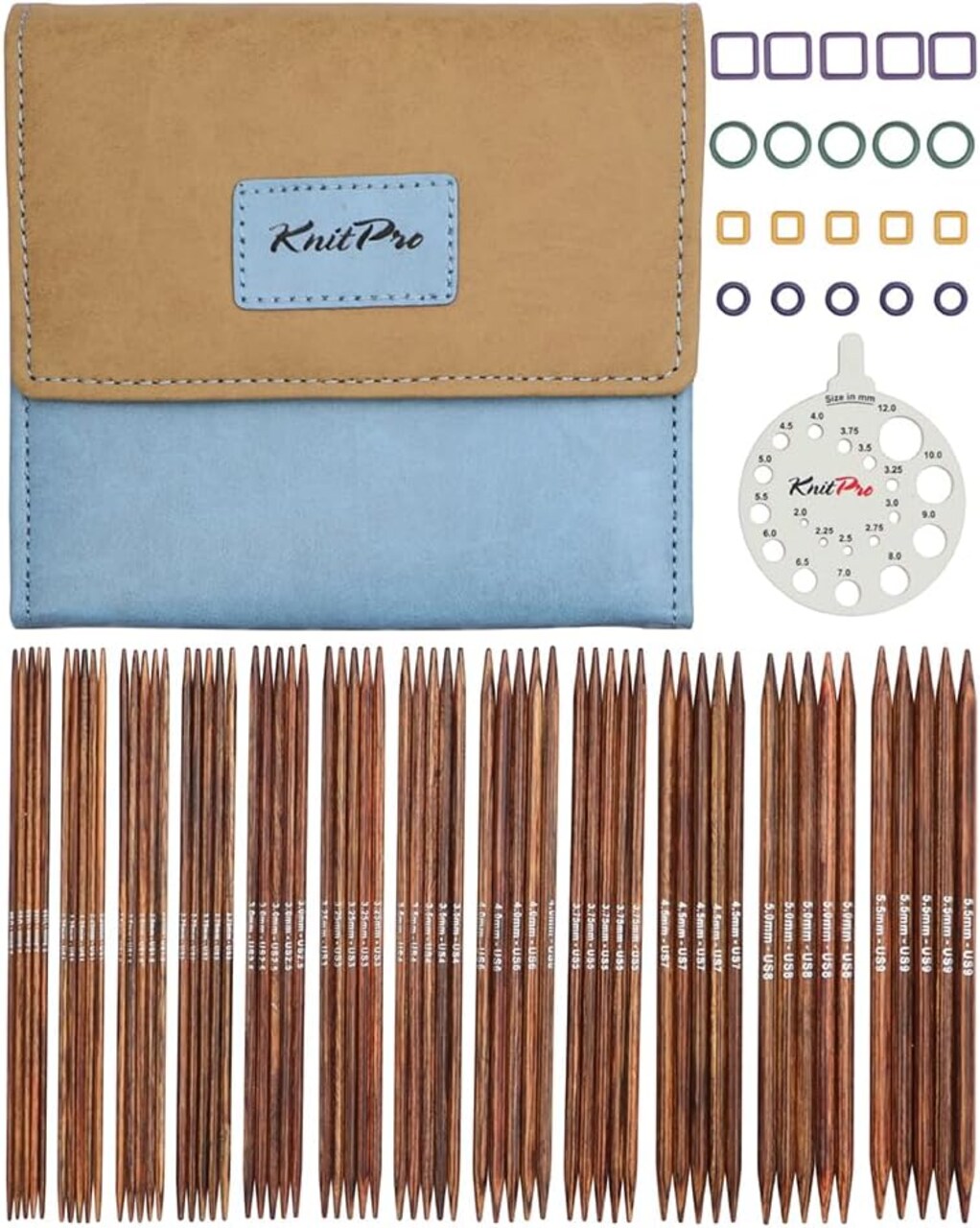 KnitPro Ginger Grande Double Pointed Knitting Needle Set 6" (15cm)